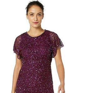 Adrianna Papell woman's beaded cocktail dress